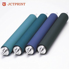 Professional rubber roller with bearing in set for offset printing machine