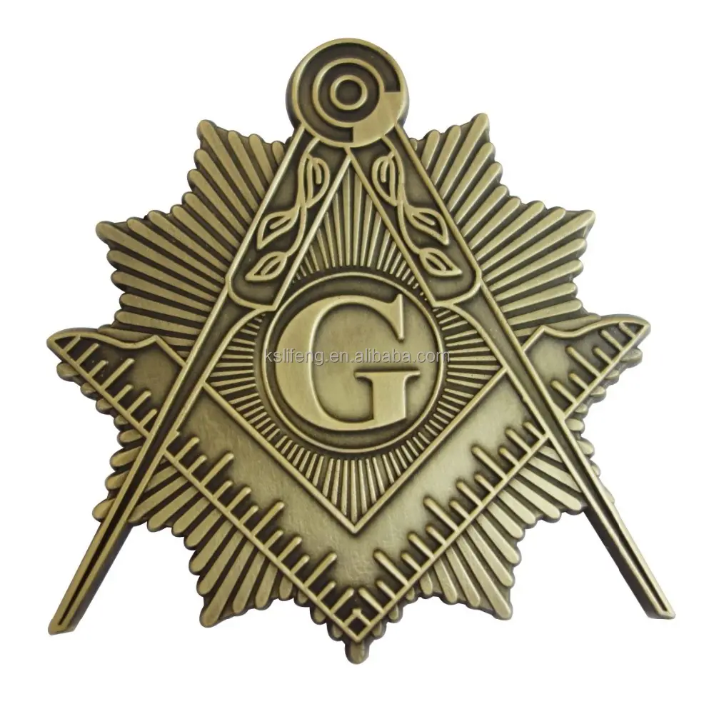 Автомобильная эмблема Cuctom Masonic International Freemason, логотип автомобиля