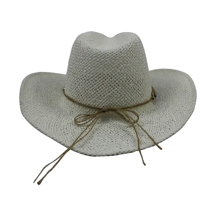 Fashionable Wide Brim Western Style Women Sun Hat Cowboy Hats