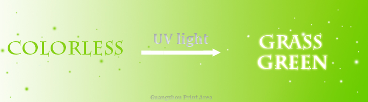 Высококачественная УФ-невидимая чернила для печати, цвет зеленый Nature Dry