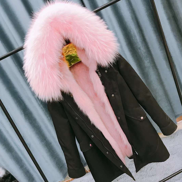 Wholesale 2020 Hot Sale Winter Coat fur jackets for ladies real fur coat women