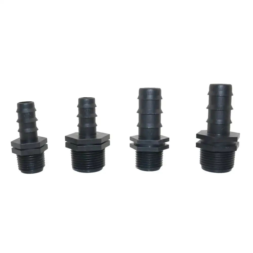 1/2" 3/4" Male Threaded Barbed DN16 DN20 Hose Connectors