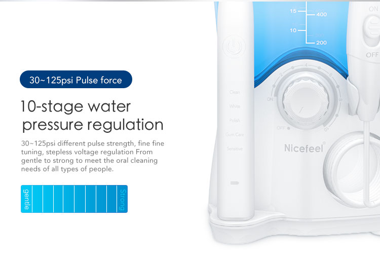 IPX4 Water Flosser Countertop ISO9001 Electric Water Flosser Toothbrush 2 In 1 Home