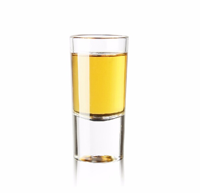 Haonai high quality shot glass cup mini size portable clear glass shot cups