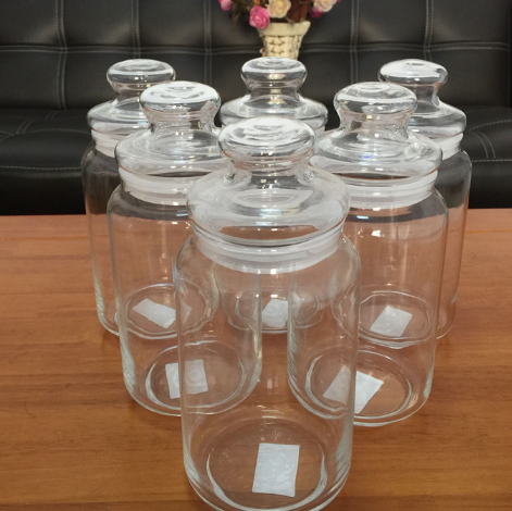 Food Grade Honey Jam Glass Jar Large Capacity Round Glass Jar