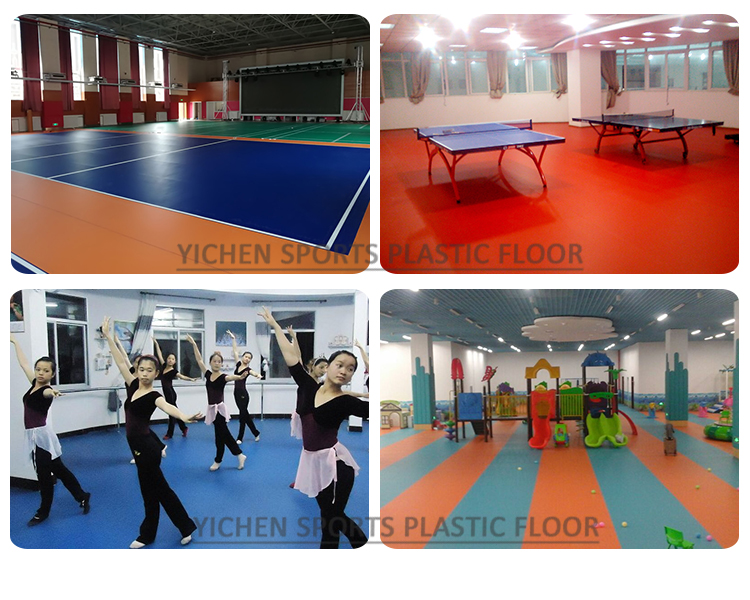 Indoor sound absorption basketball floor carpet sheet