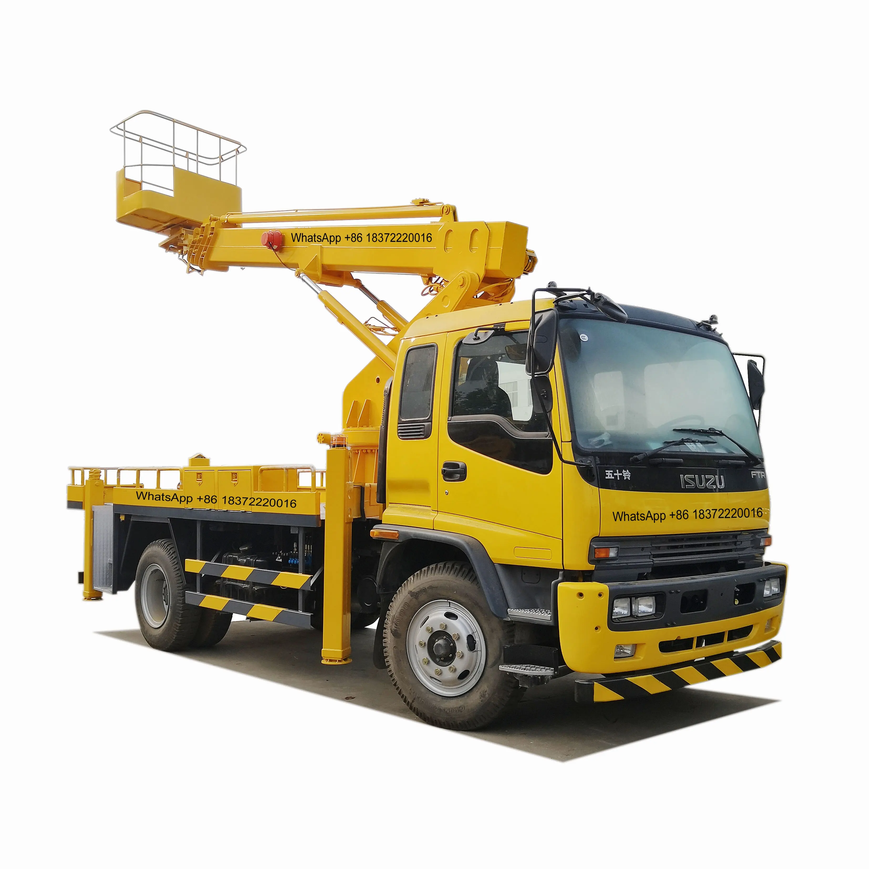 Japan brand FTR 20m 25m 28m 38m hydraulic manlift platform aerial bucket truck