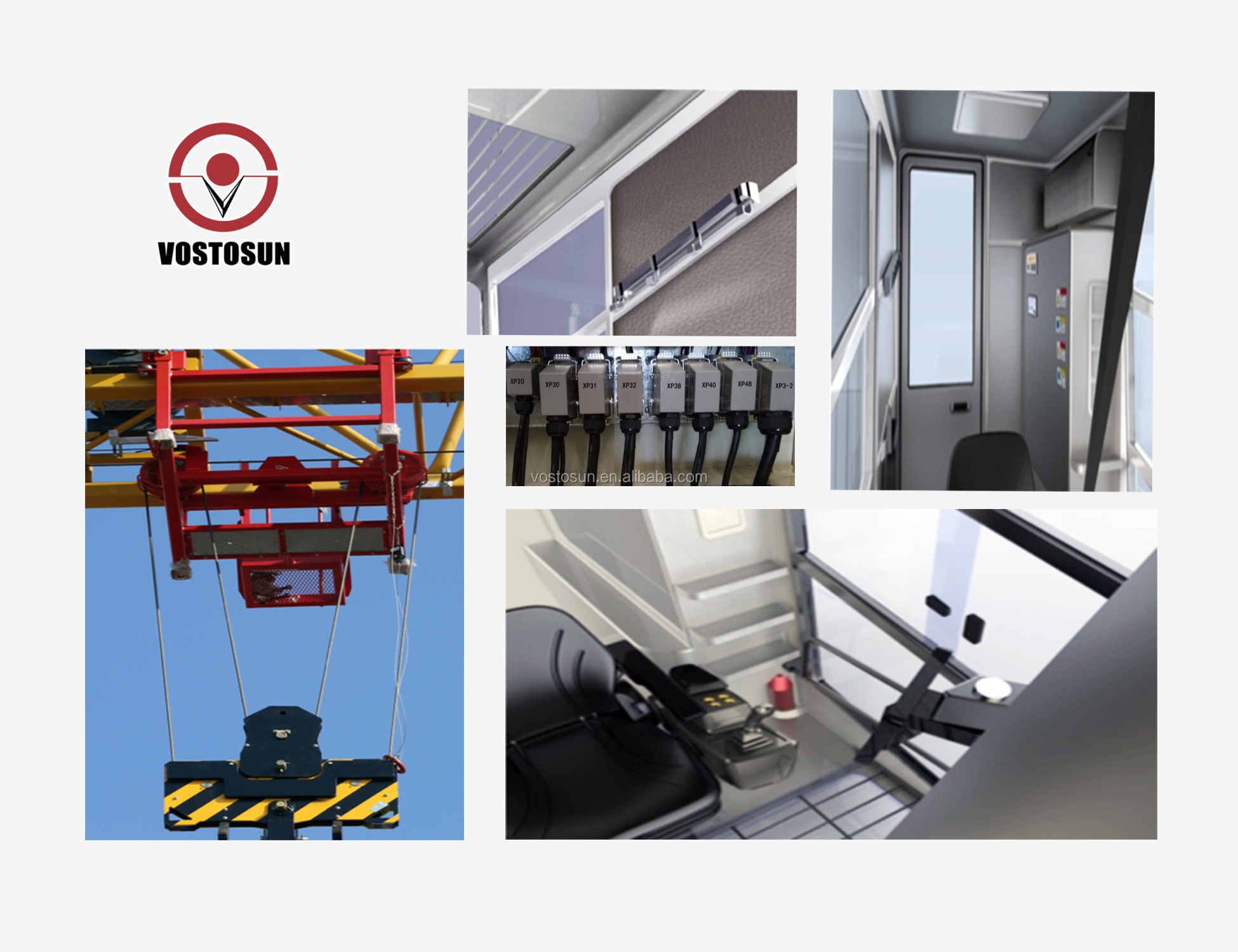 XCGM 25t XGTL500 (6048-25) China Luffing potain tower crane