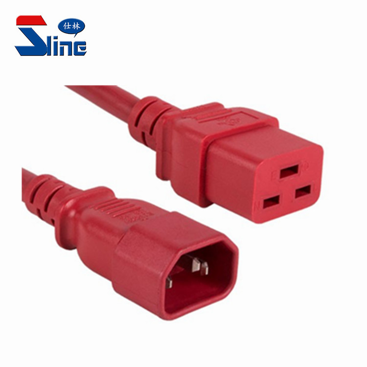 10FT Heavy Duty Power Cord Cable IEC 60320 C20 Male to C13 Female 12AWG 15A SJTW