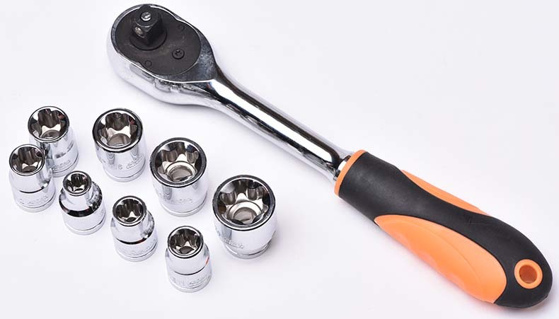 Asaki 120pcs socket wrench spanner set hand tools set