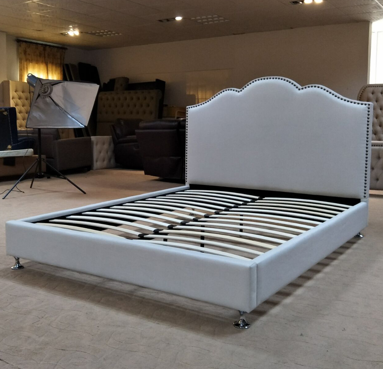 bedroom furniture custom made leather king size bed double modern queen bed china bed factory wholesale