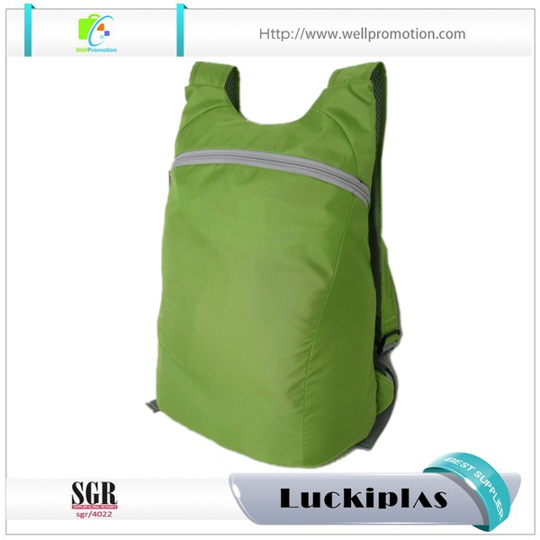 Sac à dos pliable en nylon imperméable léger, sac à dos pliable en nylon imperméable