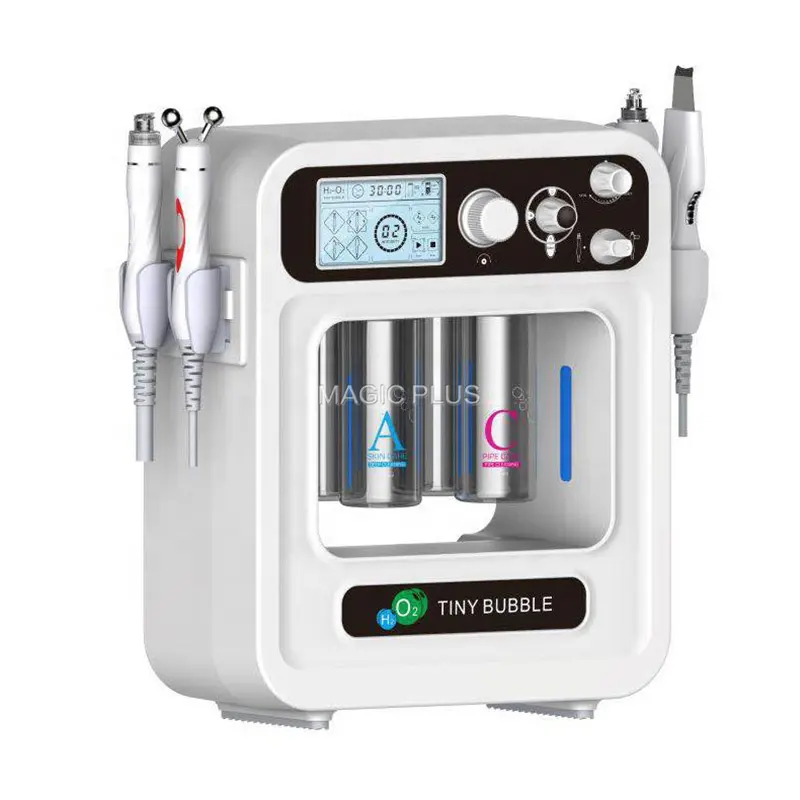 4 in 1 Hydrodermabrasion Aqua Peel Oxygen Facial Machine for salon use