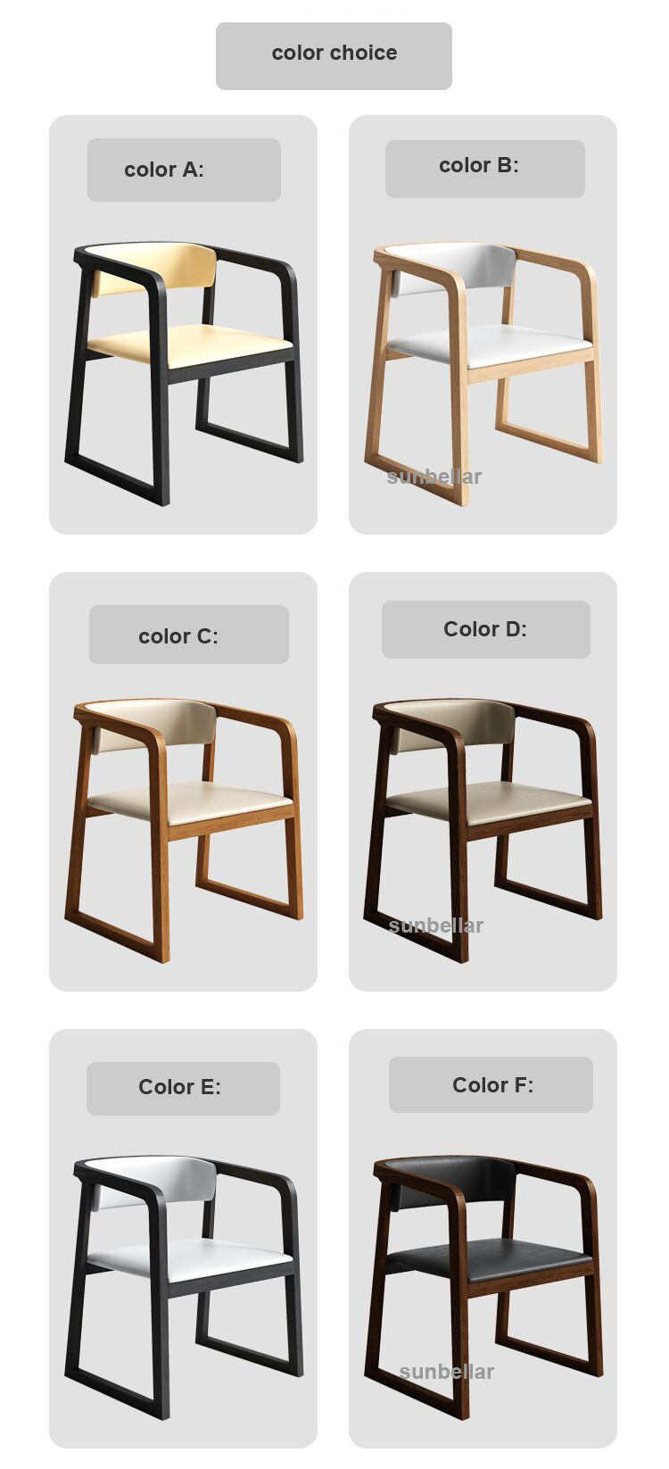 wholesale living room leather dining chair wooden  luxury armchair Nordic design for restaurant cafe shop