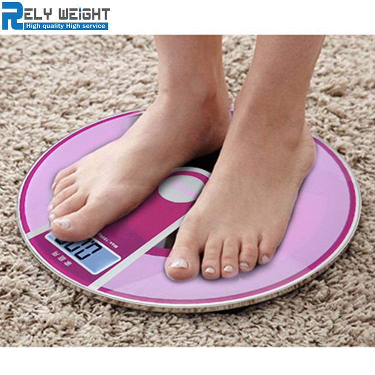 Digital round bathroom body scale manufacturer body scales weighing scales