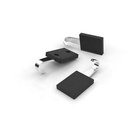 square rubber neodym magnet and magnet rubber coated with metal J hook