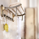 Wholesale And Retail New Design Wall Mounted Towel Shelf Basket Wall Mounted Antique Towel Rack SL-32