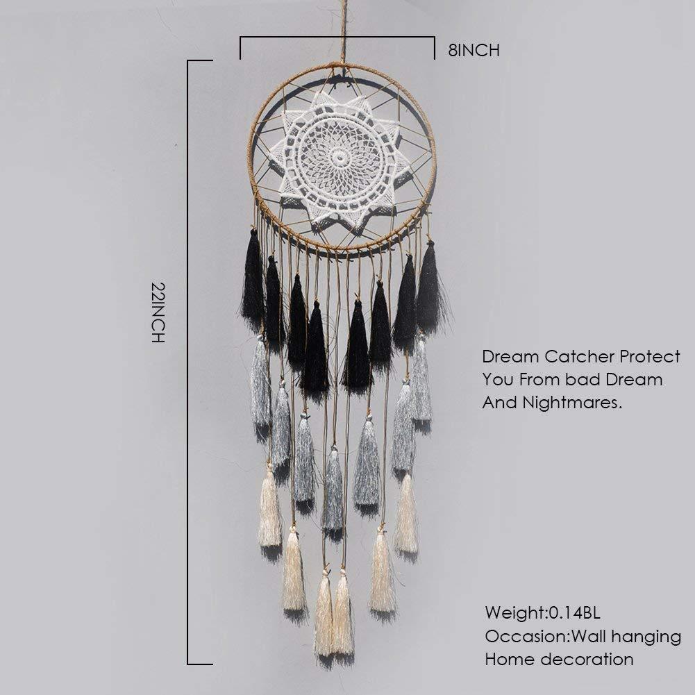 Art & Craft mini dreamcatcher LED light for decoration,dream catcher keychain