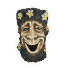 Funny Moai Statues Hand Crafted Resin Garden Gnomes Decoration