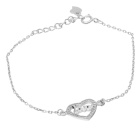 Wholesale Lady New Custom Heart Sterling Silver Jewelry 925 Bracelet