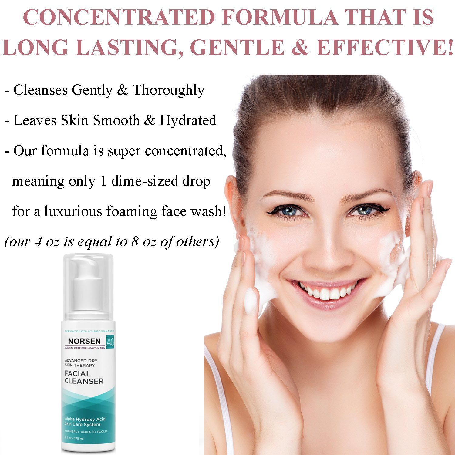 Hot Selling Private Label Deep Cleansing Whitening Facial Cleanser