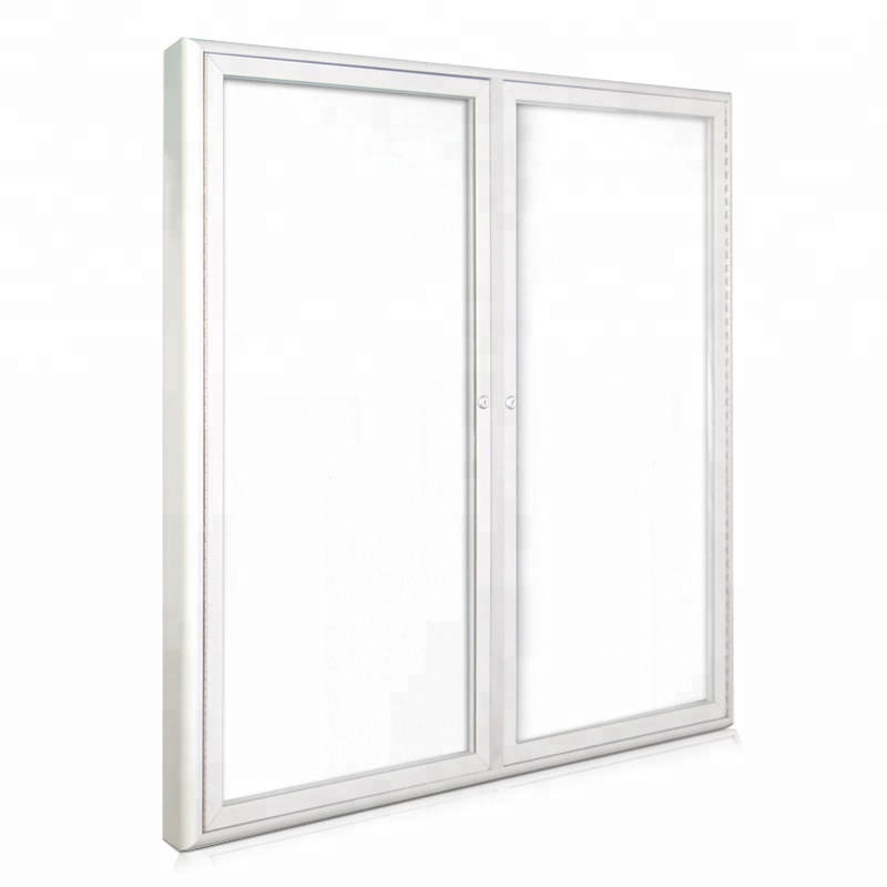 Silver Aluminium Frame 2 Pack VIZ-PRO Magnetic Dry Erase Board 180 x 120 cm