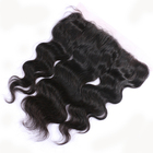 Body wave human hair with closure with baby hair Wholesale 100% virgin malaysian 13x4 lace frontal closure