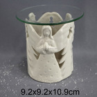 Ceramic Candle Oil Fragrance Burner with Glass Plate