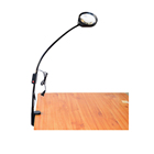 PDOK adjustable long arm magnifying glass with LED lights dental beauty salon magnifier lamp