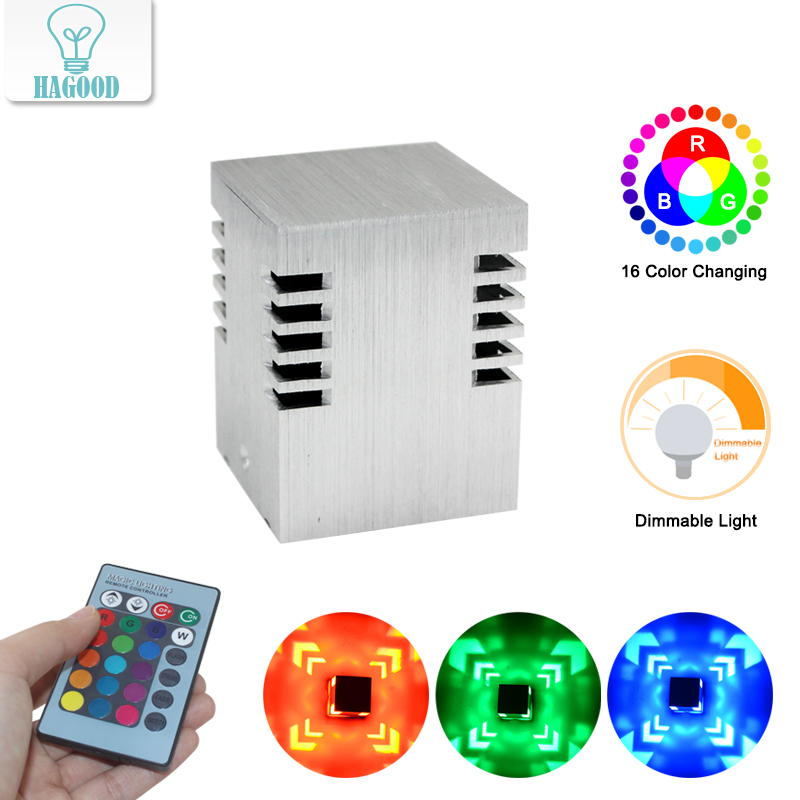 3W LED-Wandleuchte AC85-265V Novelties Leuchtende Wandleuchten mit quadratischem Loch für die Dekoration von Dachbodentreppen