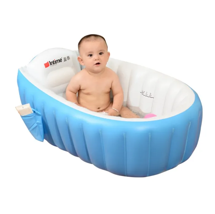 Hot Sale PVC Material Plastic Baby Bath Tub with Air Pump
