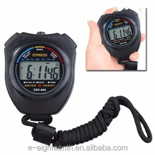 new LCD Digital Professional Chronograph Timer Counter Sports Stopwatch Stop Watch