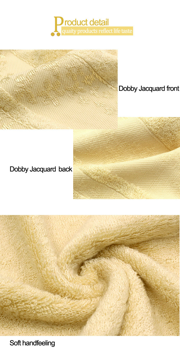 alibaba supplier bulk sale custom bamboo dobby jacquard soft absorbent sauna durable luxury bath towel for hotel