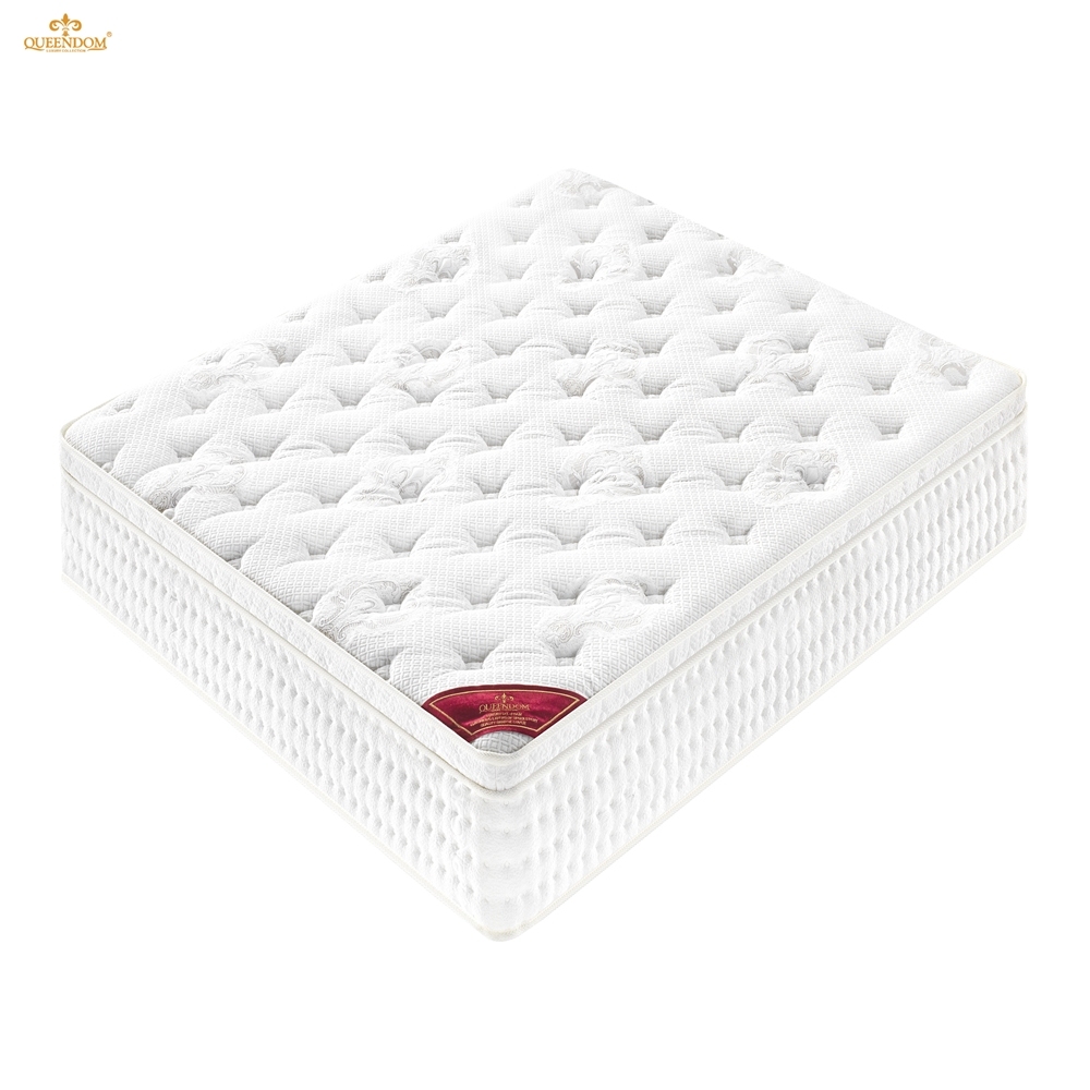 Custom Factory Supply King Queen Full Size Foam Pocket Spring Hotel Bed Mattress in a Box