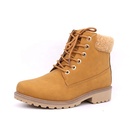 Custom fashion new style short plush pu winter ladies martin boots winter martin boots