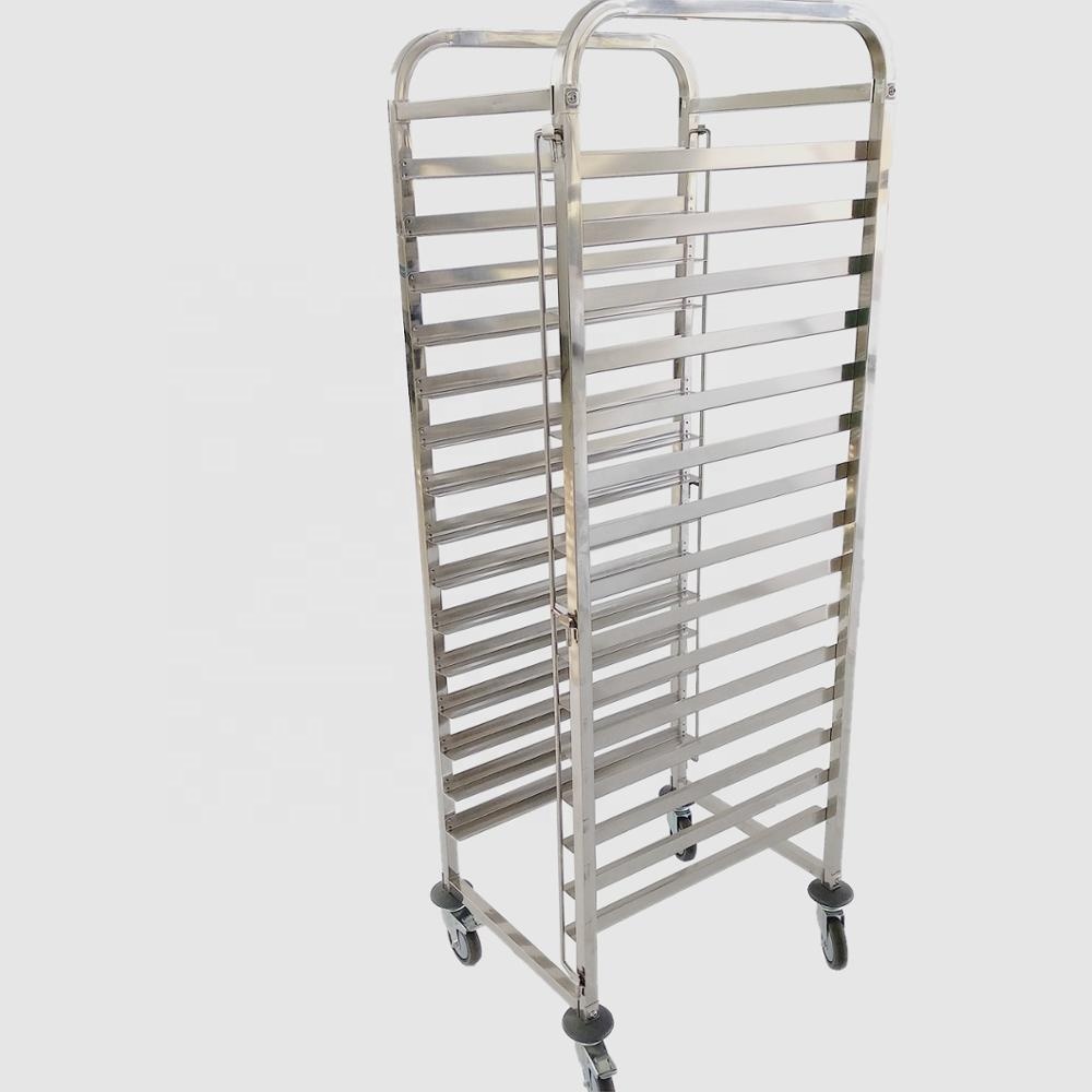 Commercial kitchen equipment stainless steel food warmer trolley