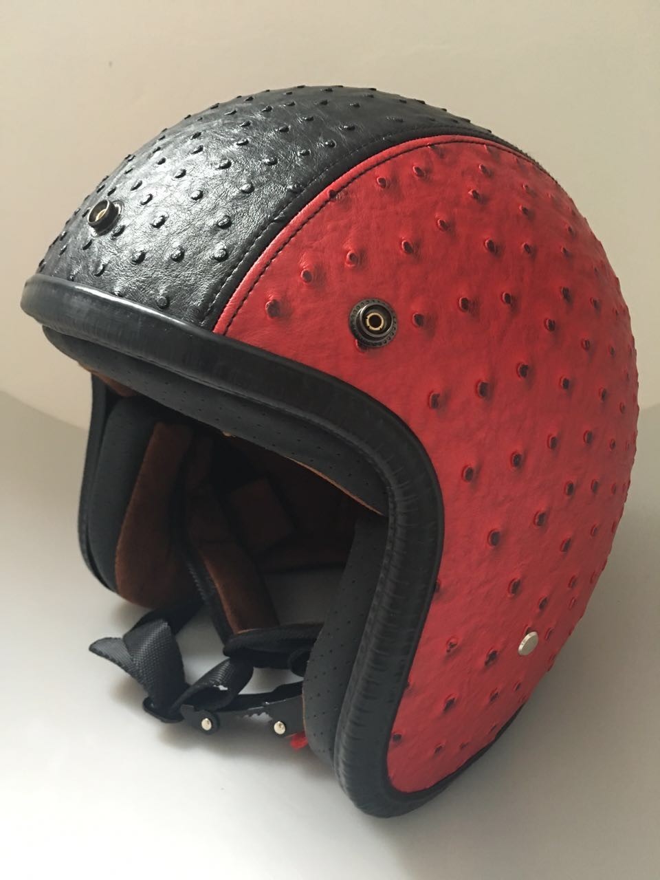 Motorcycle open face helmet with DOT CE approved ABS german style vintage custom