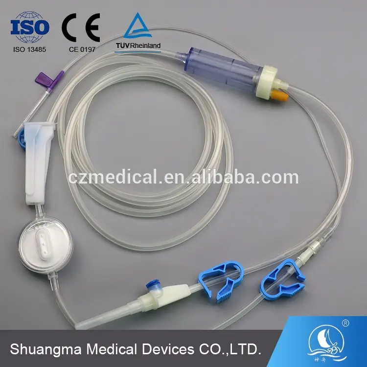 Multifunctional y type blood transfusion set with CE