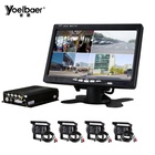 4CH H.264 AHD 720P SD Mobile DVR 128GB Vehicle MDVR CCTV Video Recorder Kit Camera System