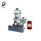 Semi-Automatic twist off chilli sauce vacuum capping machine,jar cap machine