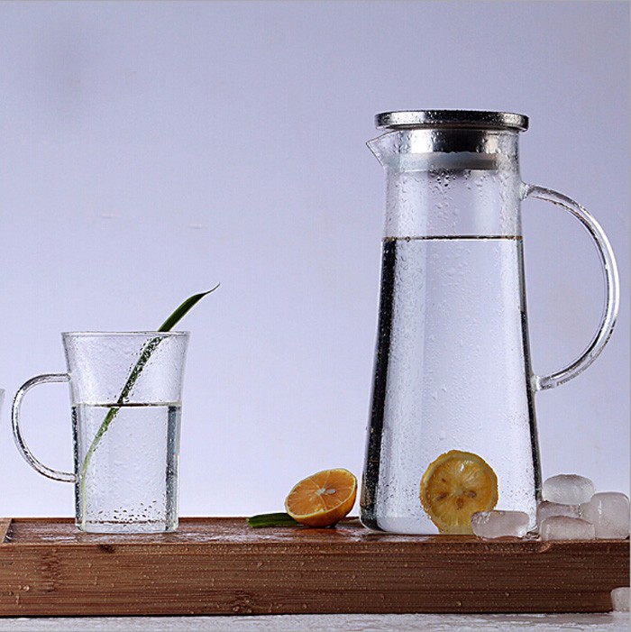 High borosilicate glass kettle large capacity glass cold water juice glass