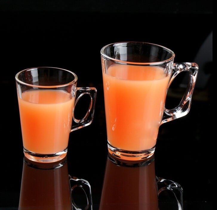 Latte Glasses,130ml/230ml glass latte coffee mug