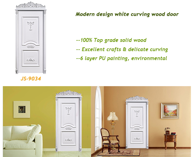 European style puertas de madera bedroom door preference interior wooden doors