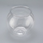 Factory Supply Hot Sale Wholesale Cheap 1.3L Clear Small Size PE Plastic Round Fish Bowl