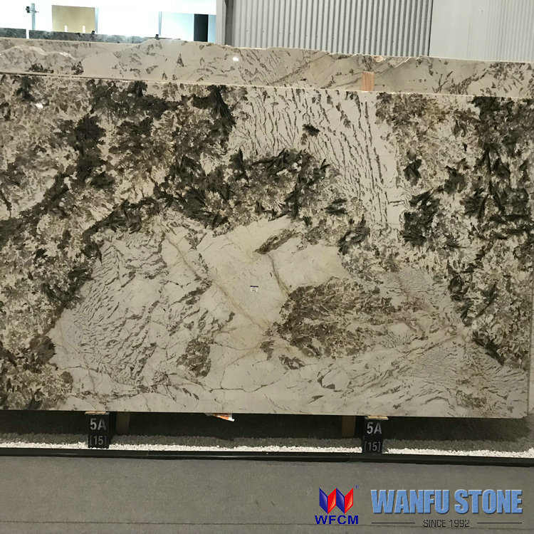 Hot Sale Polished Snow Fox Crystal Natural Rock Quartz Stone Slab For Countertop