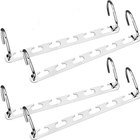 Space Saver Hangers Pack of 6 Metal Clothing Hanger Closet Holder Organizer