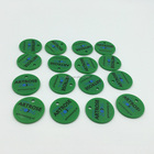 Cheap Wholesale Blank Colorful Custom Plastic Token Coin for game