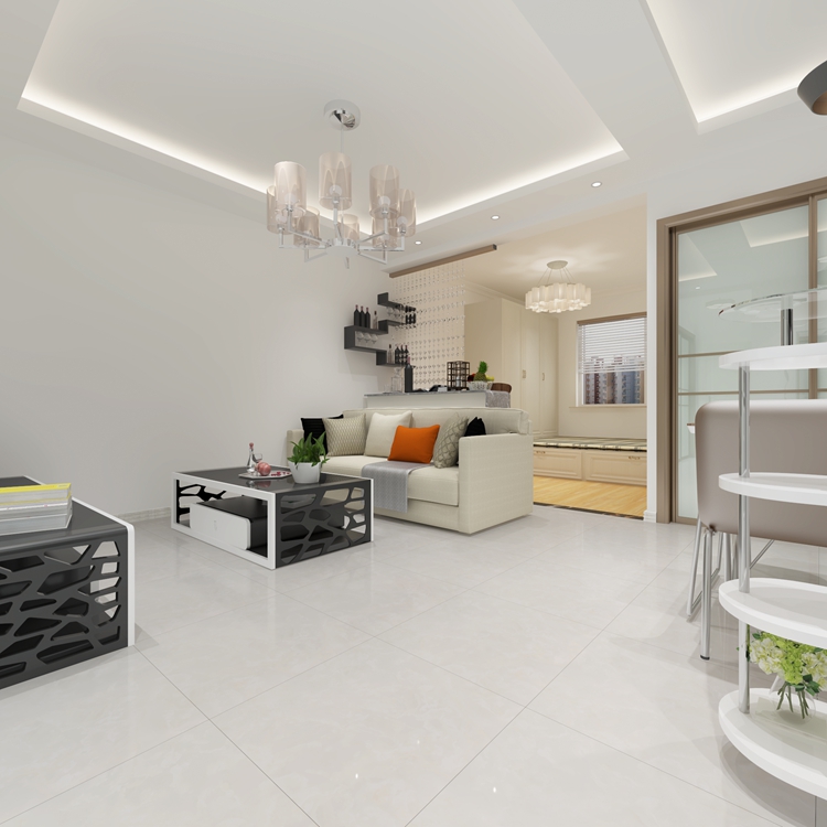 Foshan Tile Market Best Price Of White Polished Porcelain Floor Tiles 600x600
