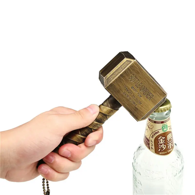 Openers Hammer Of Thor Shaped Bottle Opener Wine Corkscrew Beverage Wrench Jar Openers