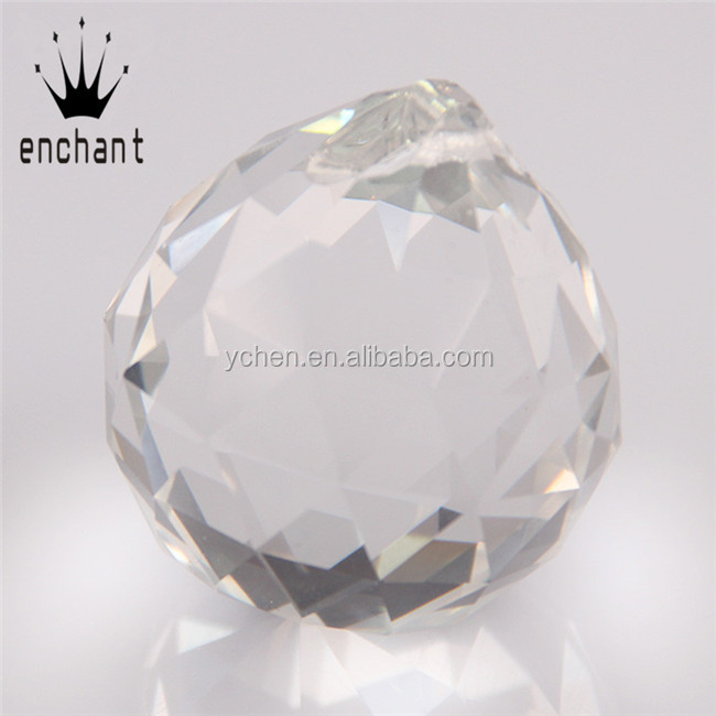 longsheng Handmade Red Crystal Prism Ball Rainbow Maker Hanging Suncatcher Home Wedding Decor Gift